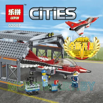 Конструктор Lepin 02007 Авиашоу (723 детали) картинка 5